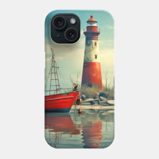 Lighthouse Seacoast Serene Landscape Phone Case