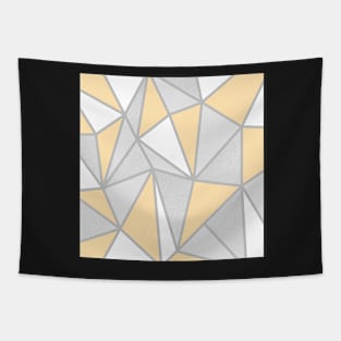 Grey & Lemon Geo Tapestry