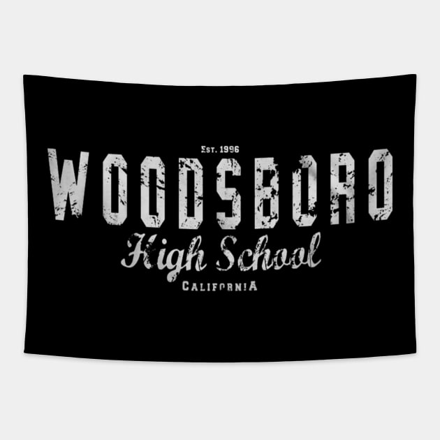 Scream Woodsboro High School Logo Tapestry by frekioxo