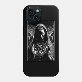 Mother Mary Can See From Her Heart Phone Case