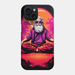 Meditating Santa Claus Phone Case