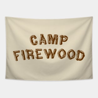 Camp Firewood Tapestry