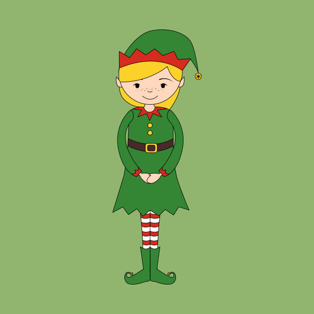 Christmas Elf Girl Digital Art | Christmas Special | illusima by illusima