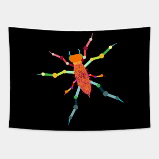 Multicolor spider Tapestry