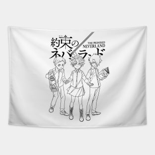 Characters The Promised Neverland Tapestry for Sale by roywegner