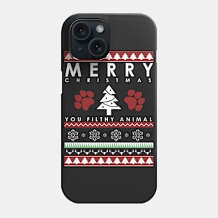 marry christmas you filthy animal Phone Case