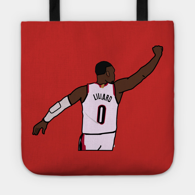 Damian Lillard Waves Goodbye To The Thunder Nba Portland