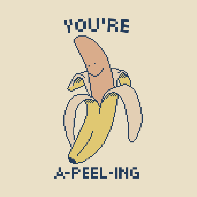 You're A-peel-ing! 8-Bit Pixel Art Banana by pxlboy