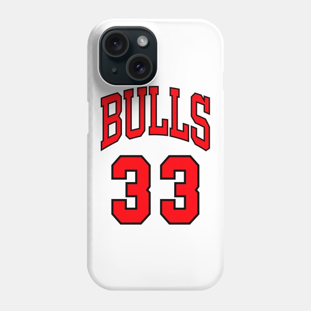 Scottie Pippen Jersey Phone Case by mubays