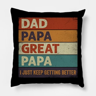 Promoted To Great Papa Pillow