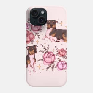 Puppy&Flowers Phone Case