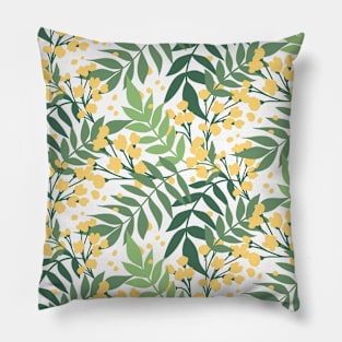 Botanical Floral Seamless pattern 10 Pillow