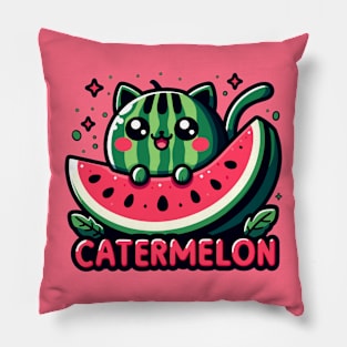 Catermelon Fruity Watermelon Cat Pillow