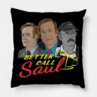 The Many Faces of Saul Goodman Pillow