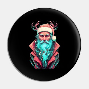 Vibrant Santa Claus Pin