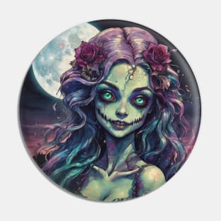 Zombie art design illustration Pin