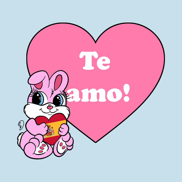 "Te Amo!" Bunny (Spanish) by Rola Languages