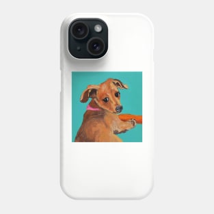 Chiweenie Bean & Carrot Phone Case