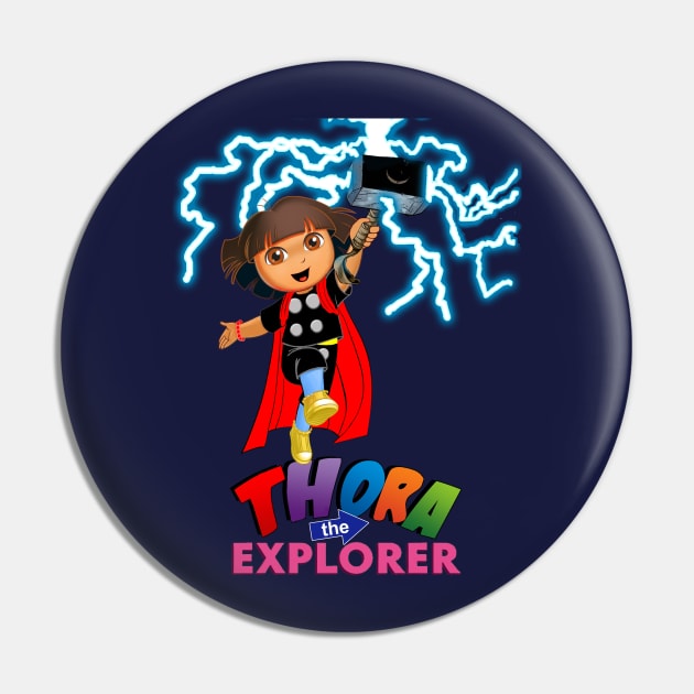 Thora The Explorer Pin by MarinasingerDesigns