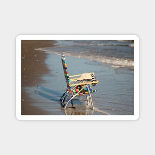 Beach Chairs Waiting Magnet