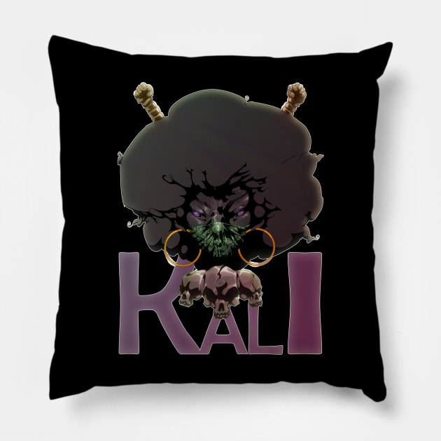 KALI (Afro Pixxx) Pillow by The Melanites