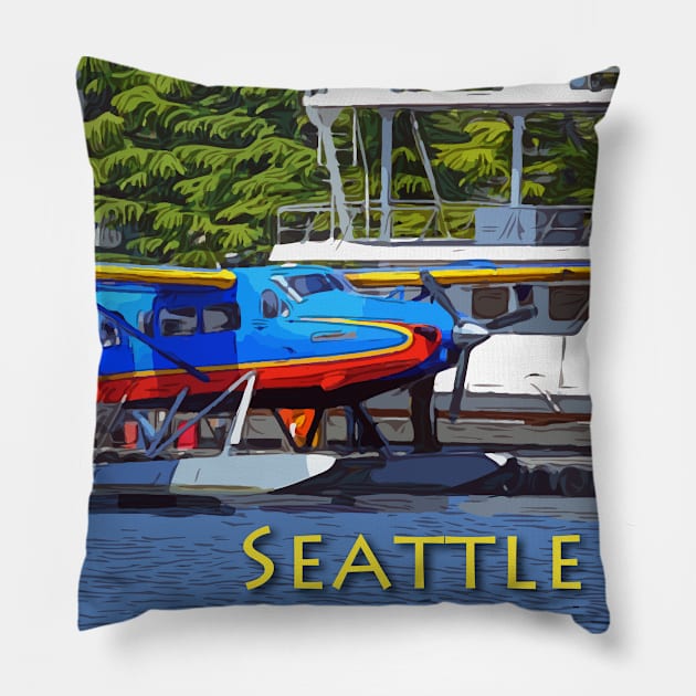 Seattle Pillow by WelshDesigns