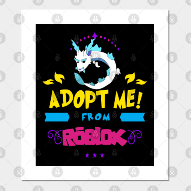 Adopt Me From Roblox Frost Fury Roblox Affiche Et Impression D Art Teepublic Fr - d symbol in roblox