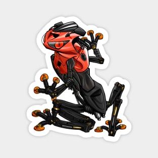 Kawasaki ZX6R Frog Red Magnet