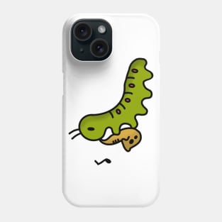 Caterpillar Playing The Saxophone Phone Case