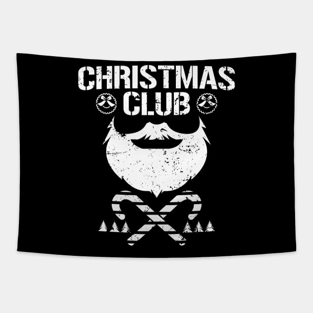 Christmas Club (Bullet Club Parody) Tapestry by Gimmickbydesign