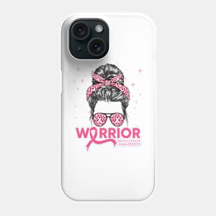 Breast Cancer Warrior Pink Ribbon Breast Cancer Awareness Phone Case
