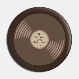 tortured poet vinyl Pin