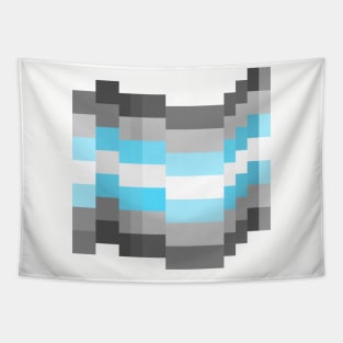 Demiboy Pixel Pride Flag Tapestry