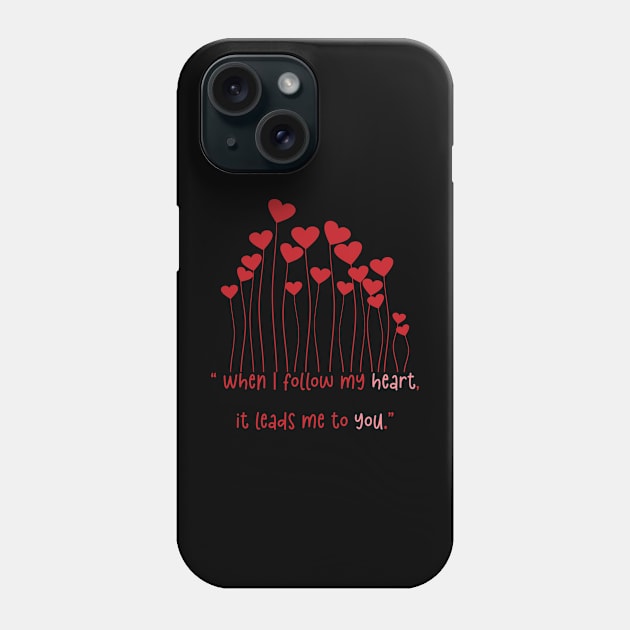 Valentine day heart Phone Case by Artist usha