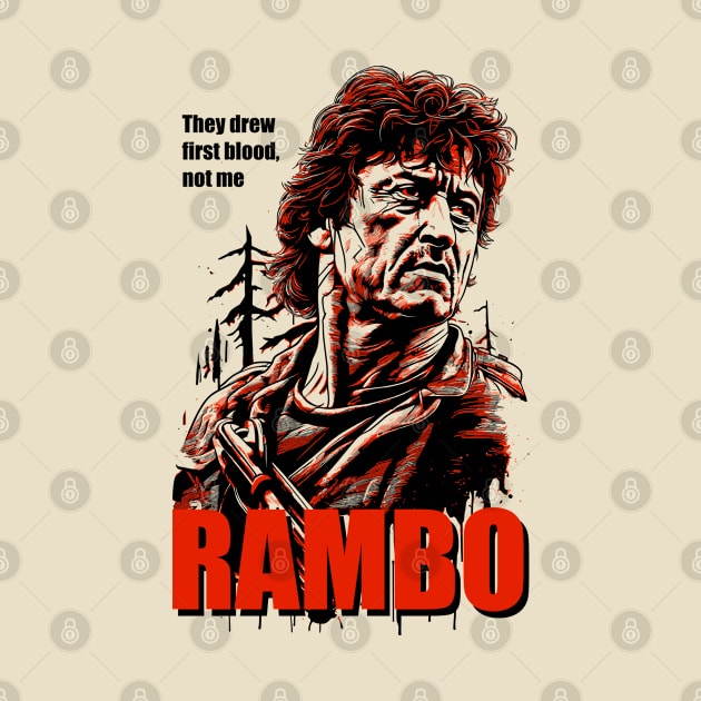 John Rambo first blood by BAJAJU