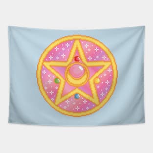 Crystal Star Pixel Art Tapestry