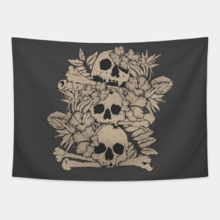 Skull and Crossbones Tapestry