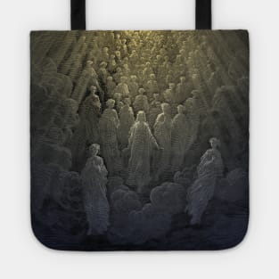 High Resolution Gustave Doré Illustration The Glowing Souls Tinted Tote