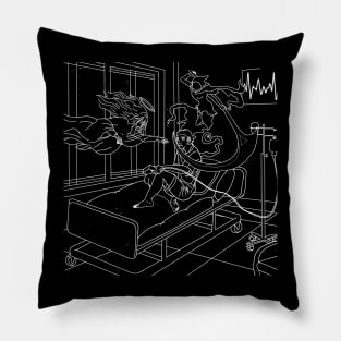 DUALITY: life and death Pillow