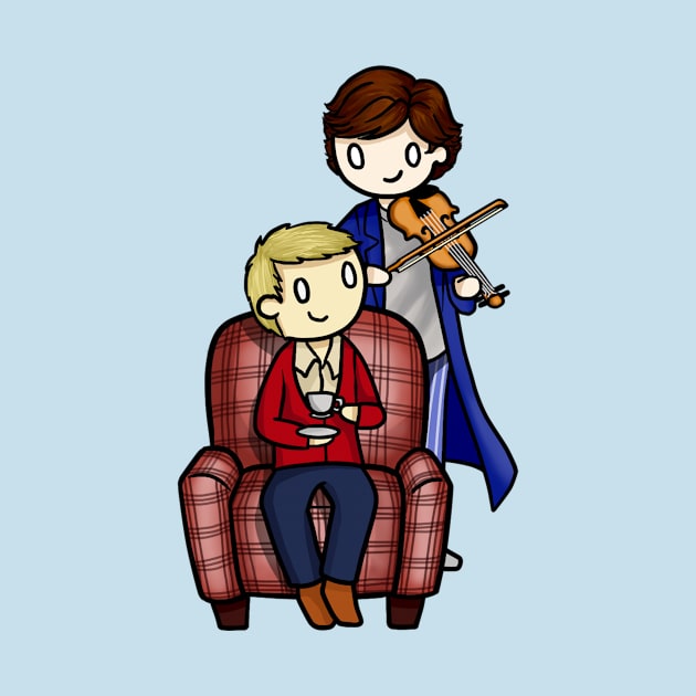 Sherlock and John by AshAroha