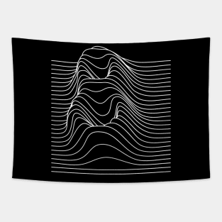 number 8 geometrical lines design Tapestry