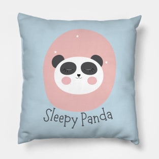 Sleepy Panda Pillow