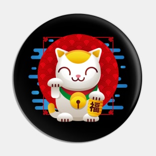 Maneki Neko Pin