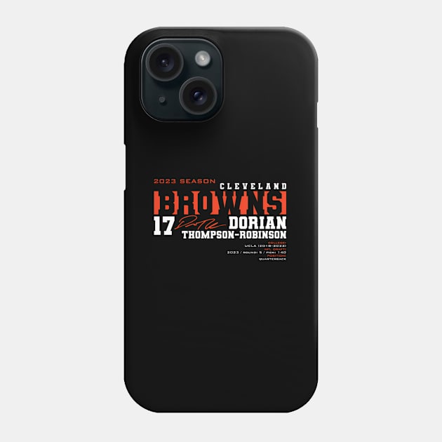 Thompson-Robinson - Browns - 2023 Phone Case by keng-dela