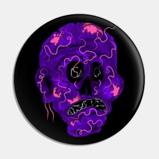 Purple Zombie Pin