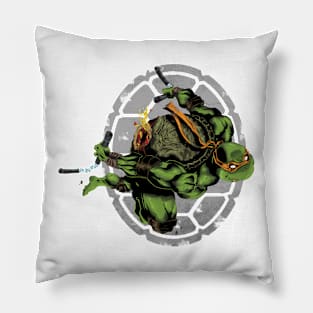 Mikey Attacks - Shell variant Pillow