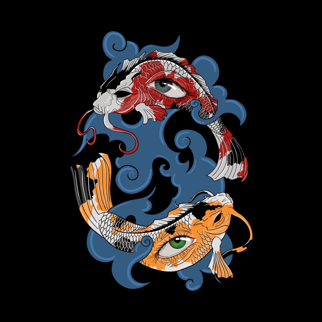 Yin yang - Spirit Koi Fish by unicornipple
