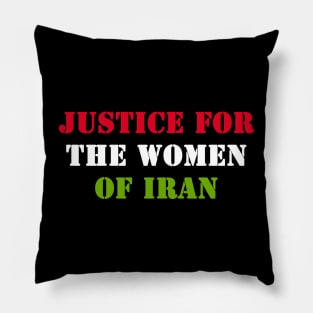 Justice for the Women of Iran Pillow