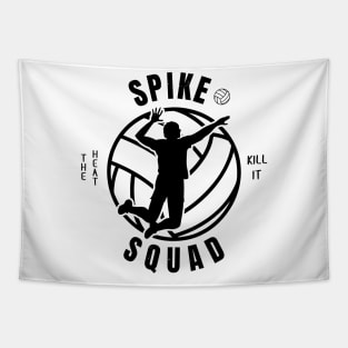 Mens Volleyball Spike Squad Volleyball Fan Tapestry