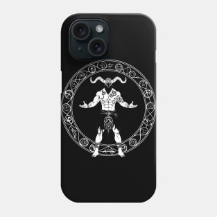 The Circle of Power: The Viking of Runes Phone Case